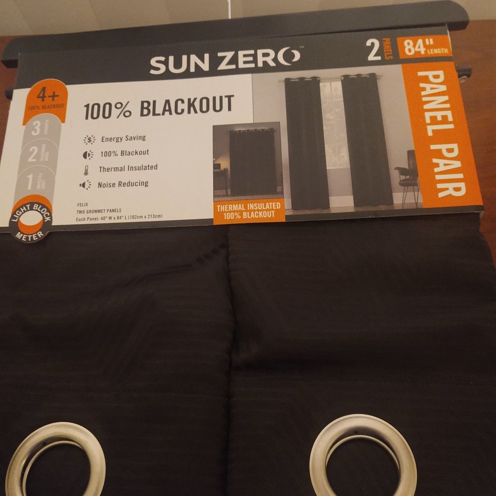 Sun Zero Thermal Insulated Panel Drapes